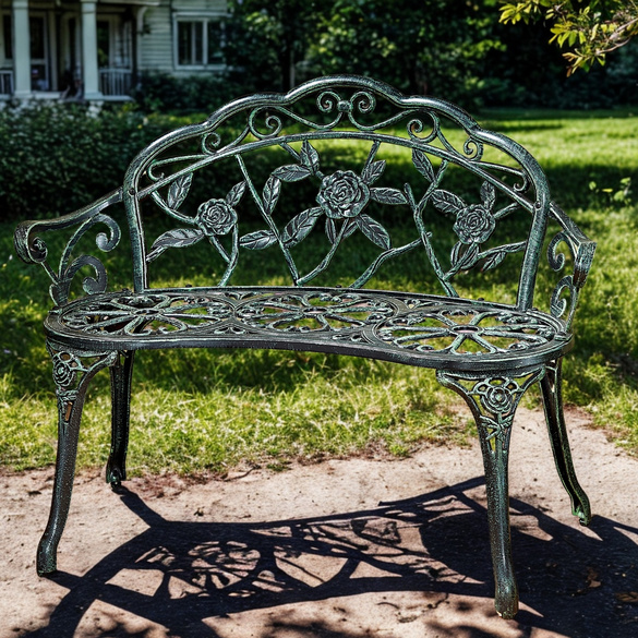 Gartenbank "English Rose" Vintage-Stil Gainsborough